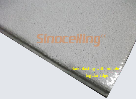 mineral fiber board,sandblasting tegular 