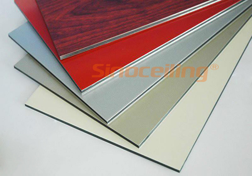 colors range of aluminum composite panel
